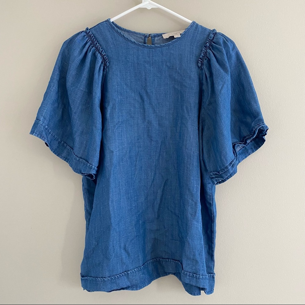 Ann Taylor Loft Jean Blouse (Size S)